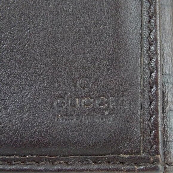 815149AM (C1) Gucci Wallet Long Brown PVC - Picture 10 of 12